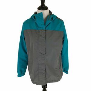 Magellan Women's S Small Windbreaker Jacket with Hoodie Fleece Lined Outdoor